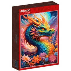 Alipson Puzzle - Legpuzzel - Kleurrijke Draak - 1000 stukjes