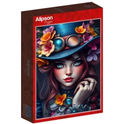 Alipson Puzzle - Legpuzzel - Vrouw Met Hoed - 1000 stukjes