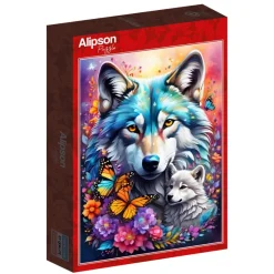Alipson Puzzle - Legpuzzel - Wolves - Maternal Love Collection - 1000 stukjes