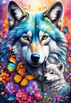 Alipson Puzzle - Legpuzzel - Wolves - Maternal Love Collection - 1000 stukjes