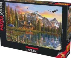 Anatolian - Legpuzzel - Old Log Cabin - 2000 stukjes