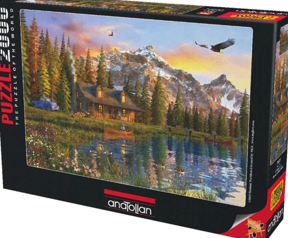 Anatolian - Legpuzzel - Old Log Cabin - 2000 stukjes