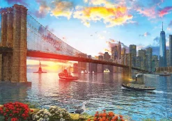Art Puzzle - Legpuzzel - Sunset on New York - 1000 stukjes