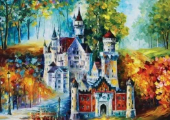 Art Puzzle - Legpuzzel - The Neuschwanstein Castle 1500 - 1500 stukjes