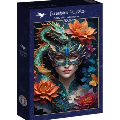 Bluebird - Legpuzzel - Lady With A Dragon - 1000 stukjes