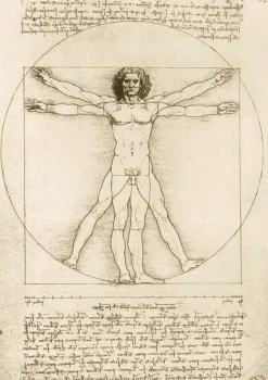 Bluebird - Legpuzzel - Leonardo Da Vinci - The Vitruvian Man, 1490 - 1000 stukjes