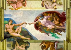 Bluebird - Legpuzzel - Michelangelo - The Creation of Adam, 1511 - 1000 stukjes