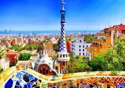 Bluebird - Legpuzzel - Park Güell, Barcelona - 1000 stukjes