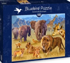 Bluebird - Legpuzzel - Savannah Animals - 1500 stukjes