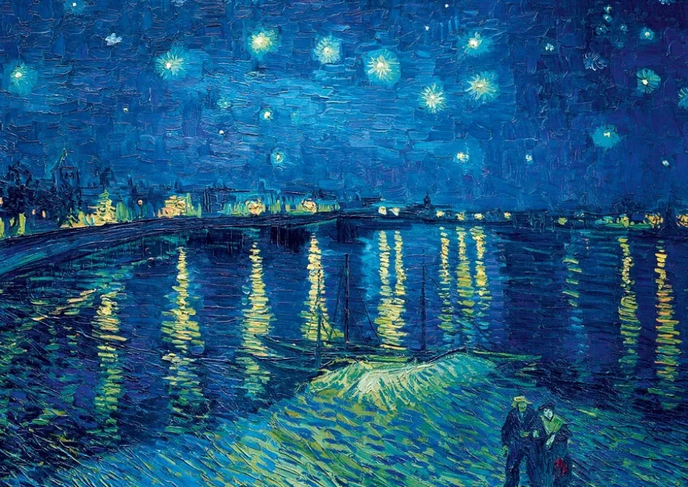 Bluebird - Legpuzzel - Sterrennacht boven de Rhone - 1000 stukjes