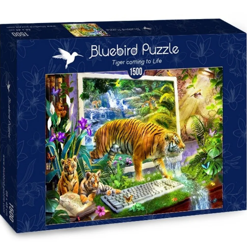 Bluebird - Legpuzzel - Tiger Coming to Life - 1500 stukjes