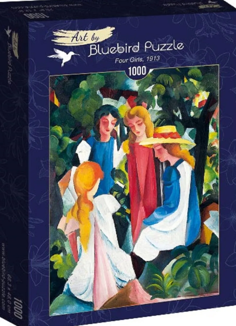 Bluebird - Legpuzzel - Vier Meisjes, 1913 - 1000 stukjes