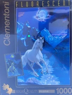 Clementoni - Legpuzzel - The White Stallion - 1000 stukjes