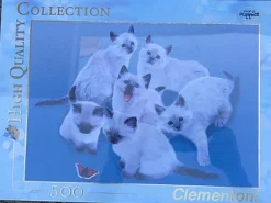 Clementoni - Legpuzzel - Vlinder Poezen Regdolls - 500 stukjes