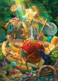 Cobble Hill - Familielegpuzzel - Candy Cottage - 350 stukjes 3 maten