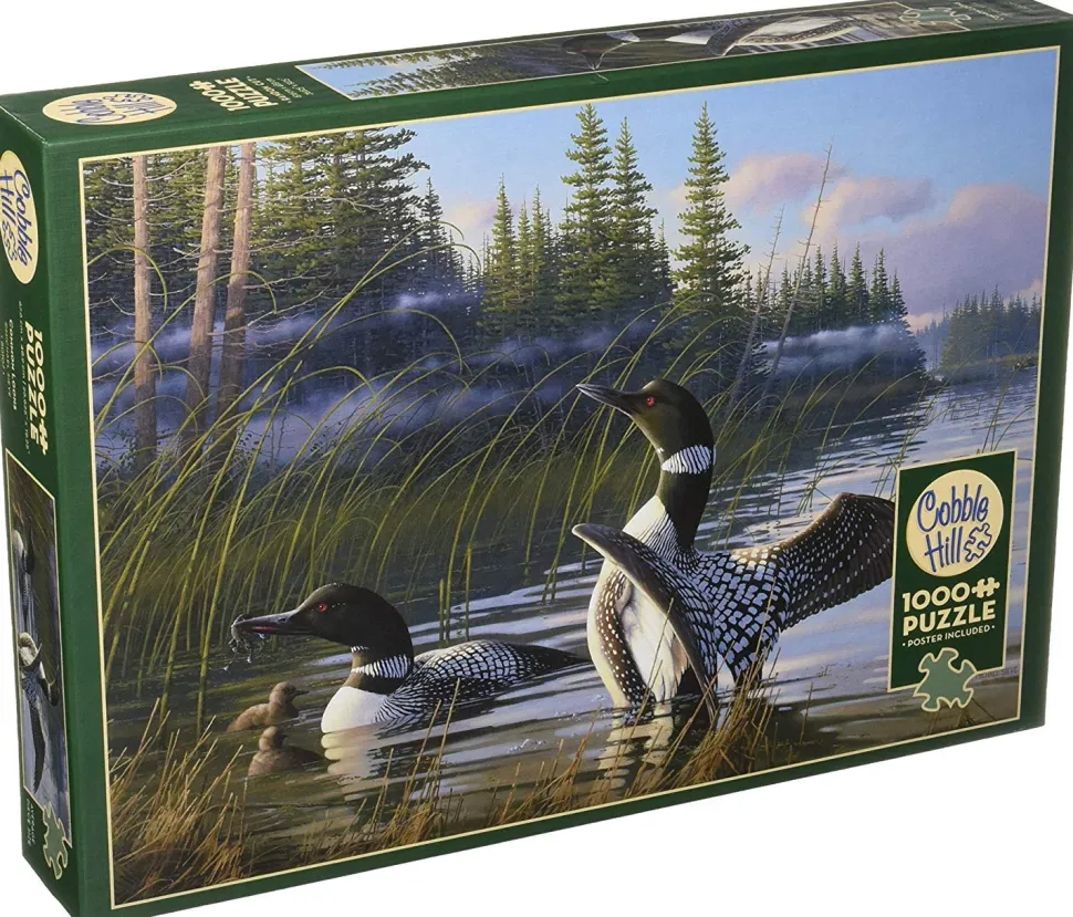 Cobble Hill - Legpuzzel - Common Loons - 1000 stukjes