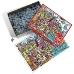 Cobble Hill - Legpuzzel - Doodle Town - Viking Village - 1000 stukjes
