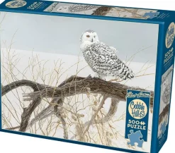 Cobble Hill - Legpuzzel - Fallen Willow Snowy Owl - 500 XL stukjes