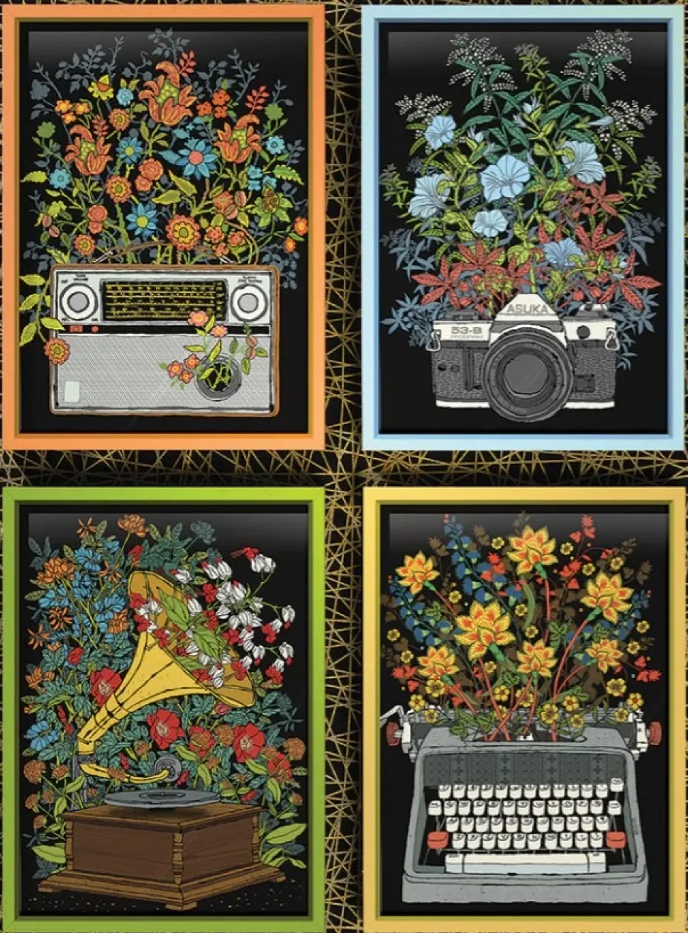 Cobble Hill - Legpuzzel - Floral Objects - 1000 stukjes