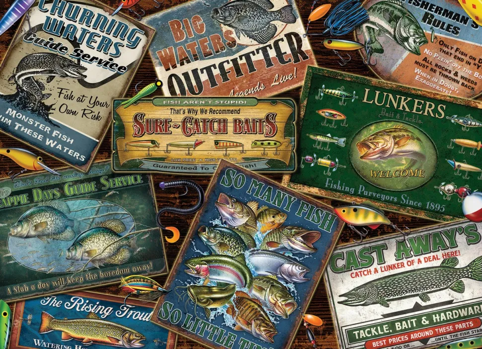 Cobble Hill - Legpuzzel - Fish Signs - 1000 stukjes