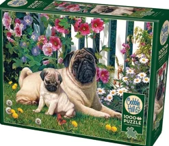 Cobble Hill - Legpuzzel - Pug Family - 1000 stukjes