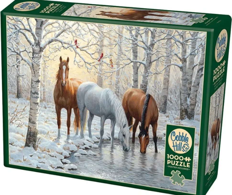 Cobble Hill - Legpuzzel - Winter Trio - 1000 stukjes