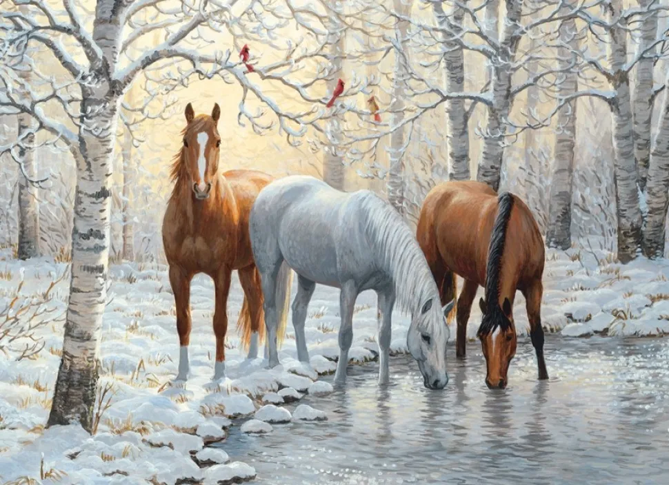 Cobble Hill - Legpuzzel - Winter Trio - 1000 stukjes