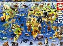 Educa - Legpuzzel - Bedreigde Soorten - 500 stukjes