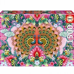 Educa - Legpuzzel - Bengaalse Pauwen - 1500 stukjes