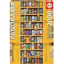 Educa - Legpuzzel - Blikjes Frisdrank - 2000 stukjes