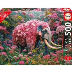 Educa - Legpuzzel - Bloemen Olifant - 500XL stukjes
