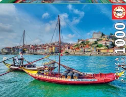 Educa - Legpuzzel - Boten Voor de Kust van Porto - 1000 stukjes