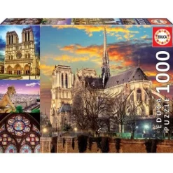 Educa - Legpuzzel - Collage van de Notre-Dame - 1000 stukjes
