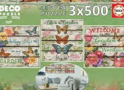 Educa - Legpuzzel - Country Garden - 3 x 500 stukjes