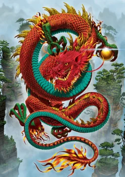 Educa - Legpuzzel - De Draak van het Grote Geluk - 500 stukjes