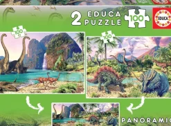 Educa - Legpuzzel - Dinosaurus - 2 x 100 stukjes