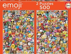 Educa - Legpuzzel - Emoji - 2 x 500 stukjes