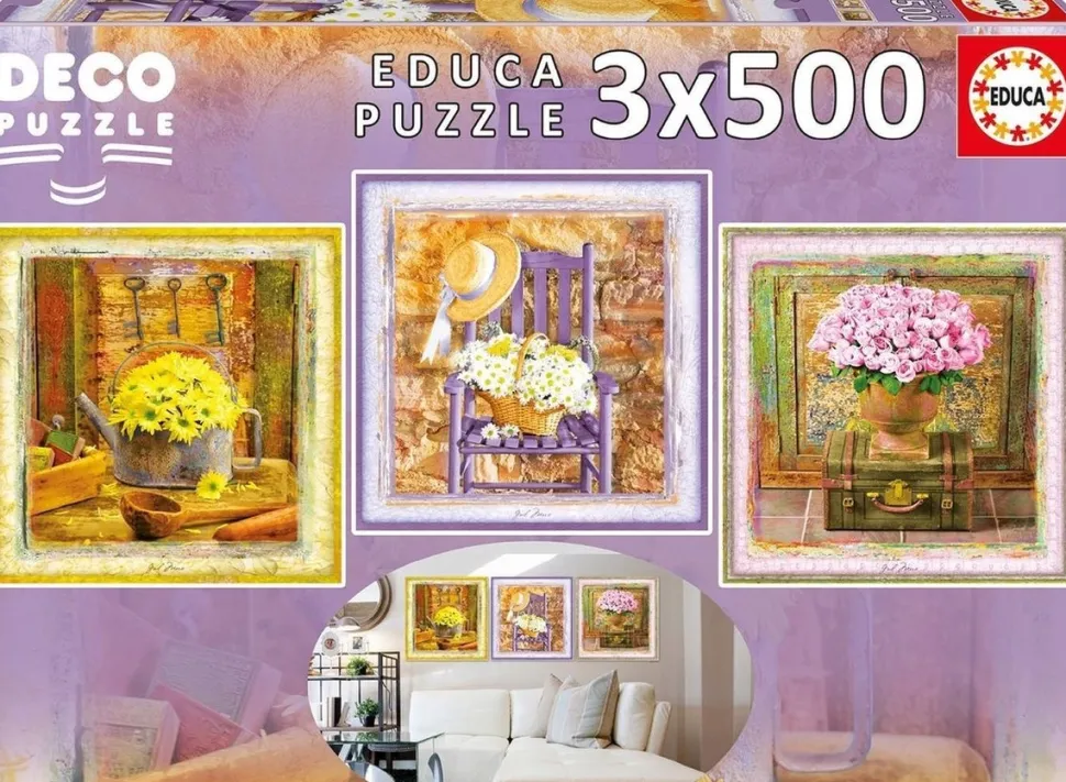 Educa - Legpuzzel - Enchanted Moments - 3 x 500 stukjes