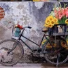 Educa - Legpuzzel - Fiets met Bloemen - 500 stukjes