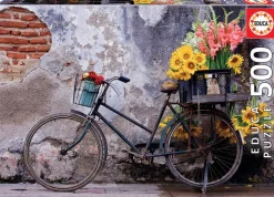 Educa - Legpuzzel - Fiets met Bloemen - 500 stukjes