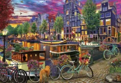 Educa - Legpuzzel - Fietsen in Amsterdam - 6000 stukjes