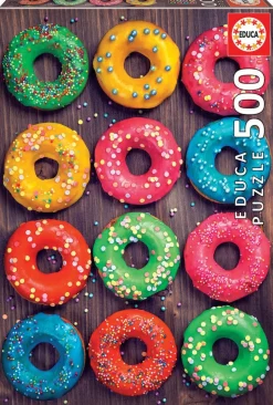 Educa - Legpuzzel - Gekleurde Donuts - 500 stukjes