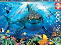 Educa - Legpuzzel - Grote Witte Haai - 500 stukjes