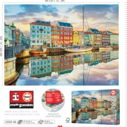 Educa - Legpuzzel - Haven van Kopenhagen - 2000 stukjes