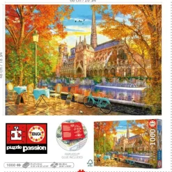 Educa - Legpuzzel - Herfst bij de Notre Dame - 1000 stukjes
