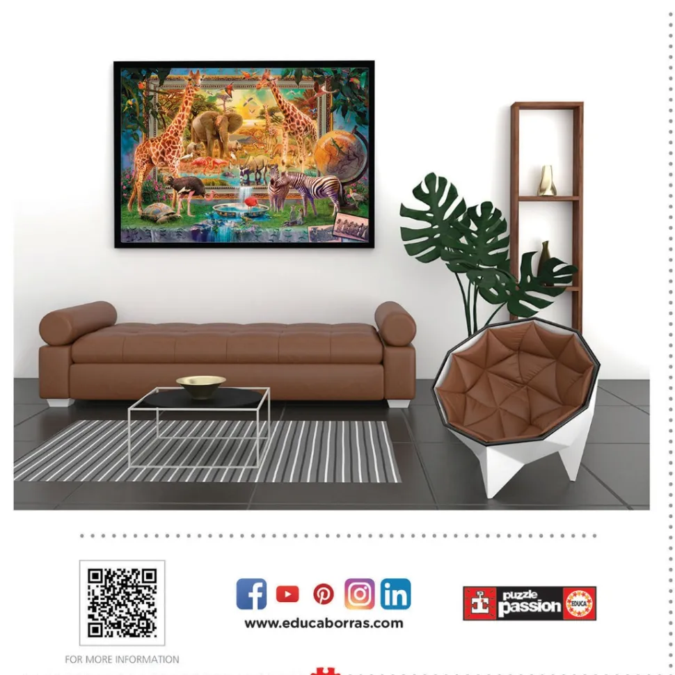 Educa - Legpuzzel - Het Leven in de Jungle - 4000 stukjes