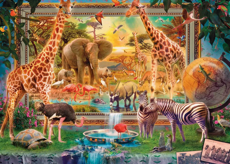 Educa - Legpuzzel - Het Leven in de Jungle - 4000 stukjes