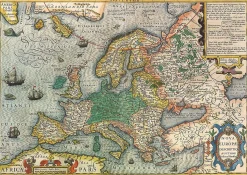 Educa - Legpuzzel - Kaart van Europa - 1000 stukjes