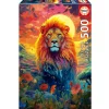 Educa - Legpuzzel - Majestieuse Leeuw - 500 stukjes