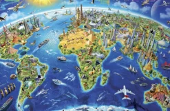 Educa - Legpuzzel - Miniatuur Symbolen van de Wereld - 1000 stukjes